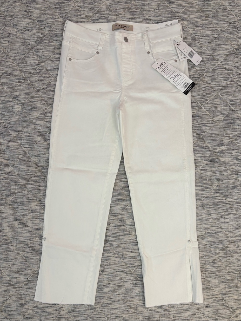Liverpool The Glider Cropped Pull-On Jeans Sz 6/28 Petite NWT - - Picture 7 of 11